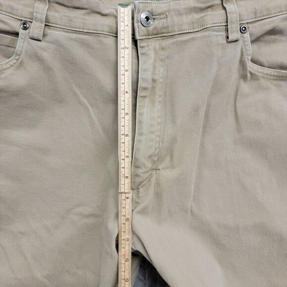 Duluth Trading Co Men's 43x30* Desert Khaki Flex Fire Hose Relaxed Fit 5-Pocket - Picture 6 of 10